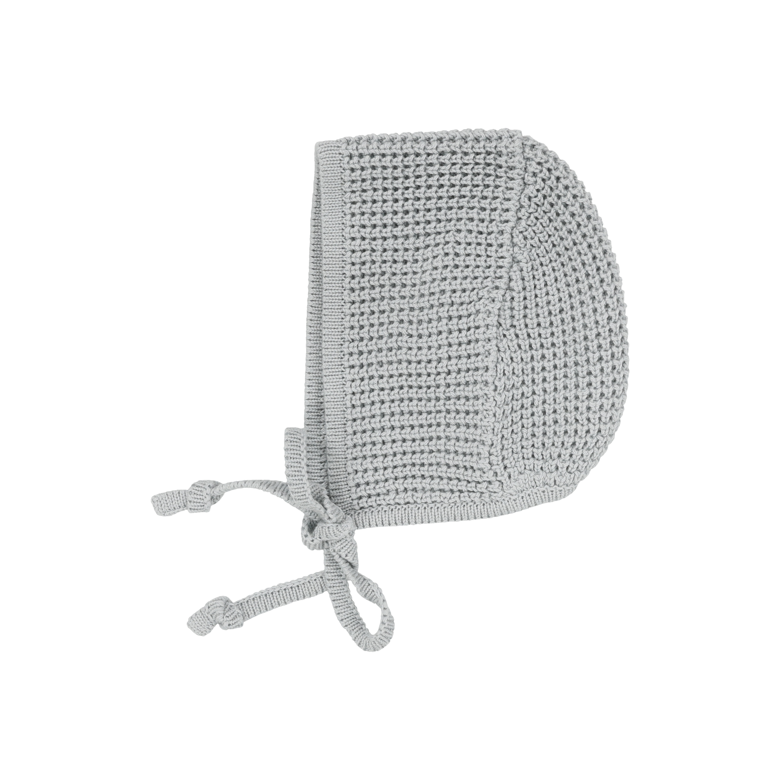 Chunky Knit Bonnet - Pale Blue