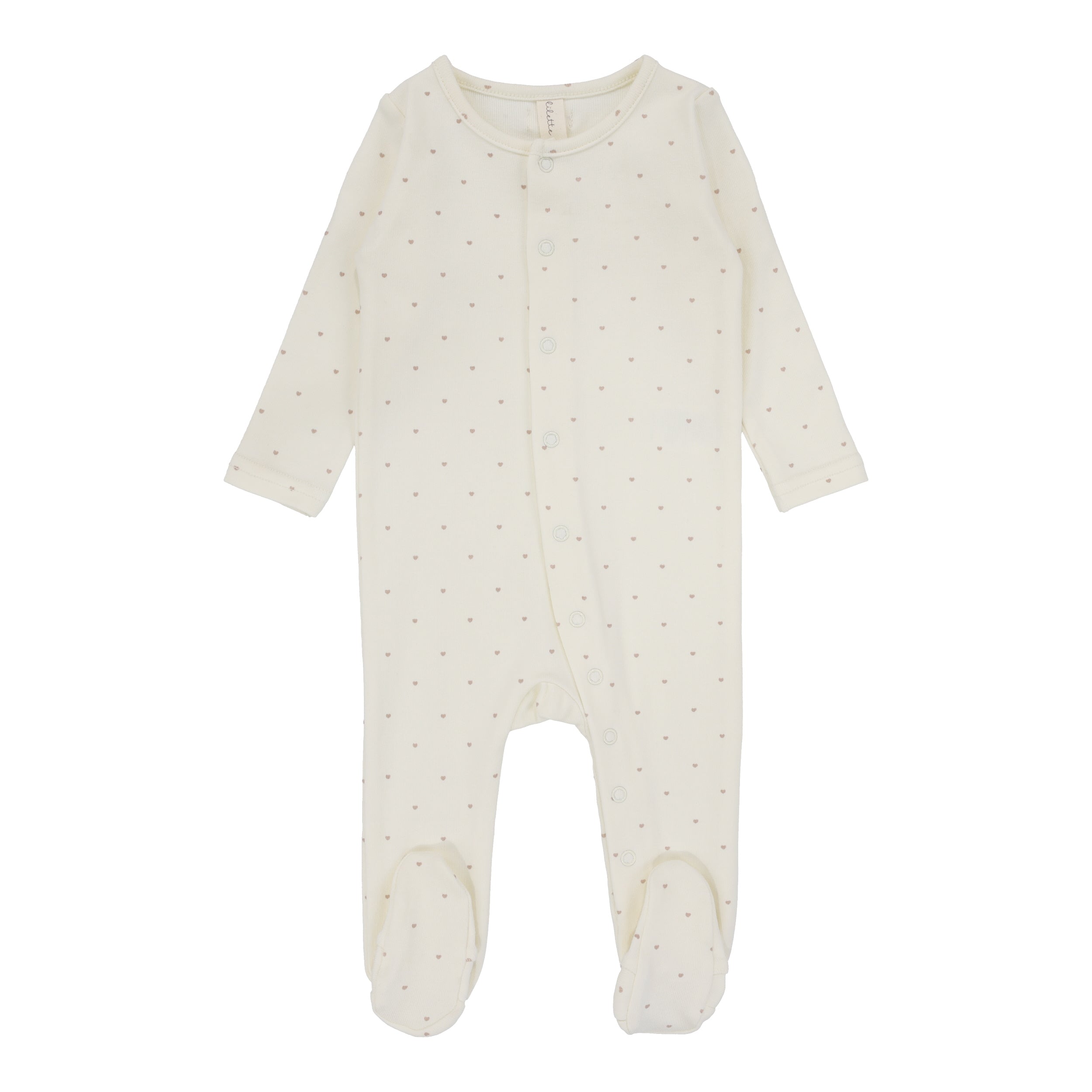 Lilette Knit Collar Ruffle Footie & Bonnet - Cream Lilette Knit Collar Ruffle Footie & Bonnet - Cream