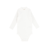 Ribbed Mockneck Onesie - Off White