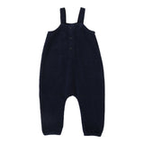 Corduroy Overalls-Navy