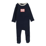 Bon Voyage Boy Footie-Navy Boy