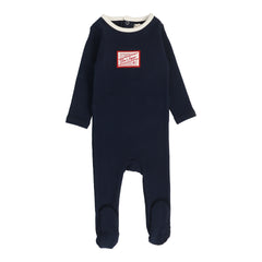 Bon Voyage Boy Footie-Navy Boy