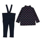 Vintage Floral Set-Navy