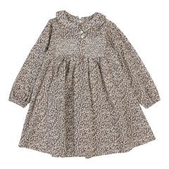 Daisy Floral Dress-Dusty Pink