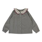 Primrose Blouse-Pale Grey