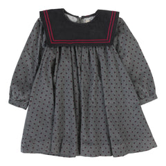 Primrose Dress-Pale Grey