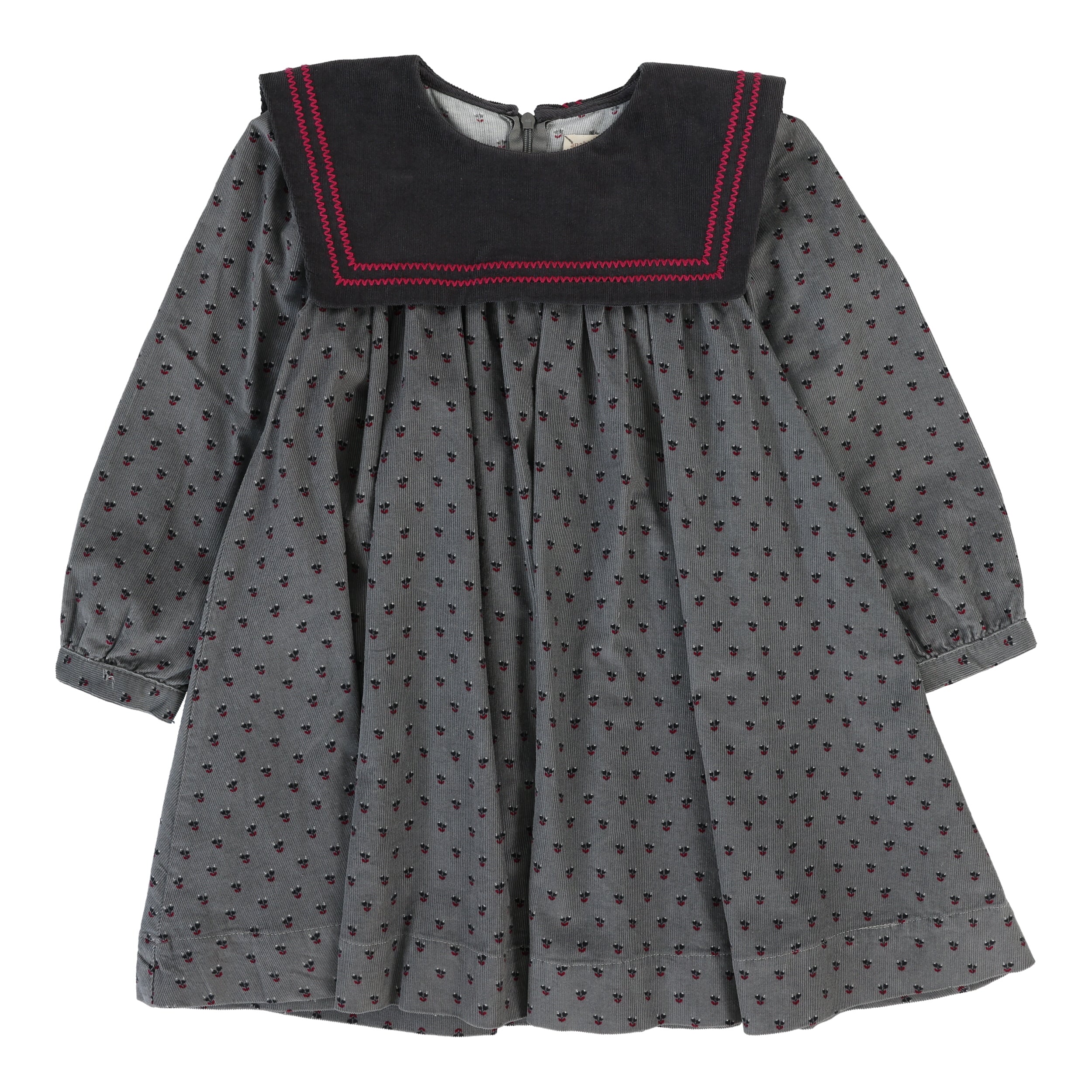 Primrose Dress-Pale Grey