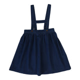Strap Denim Jumper-Navy Denim