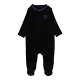 Velour Classic Footie-Black