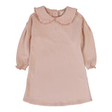 Wash Sweatshirt Dress-Dusty Pink