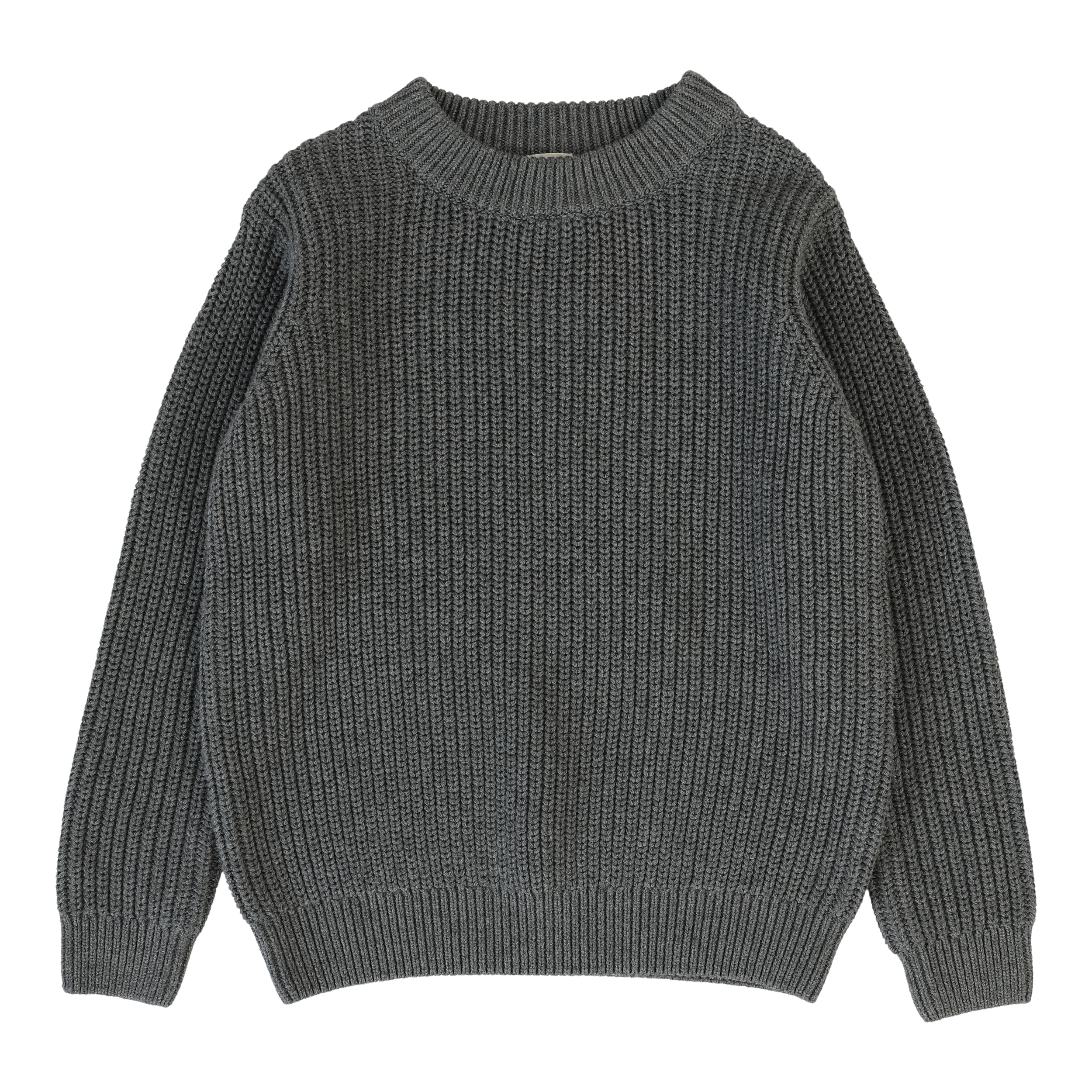 Chunky Knit Sweater-Grey