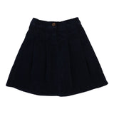 Corduroy Skirt-Navy