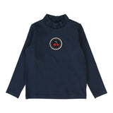 Detail Mockneck-Navy