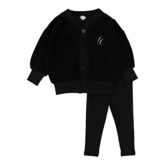 Boys Shabbos Lounge Set-Black