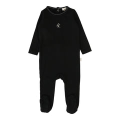 Emblem Footie-Black