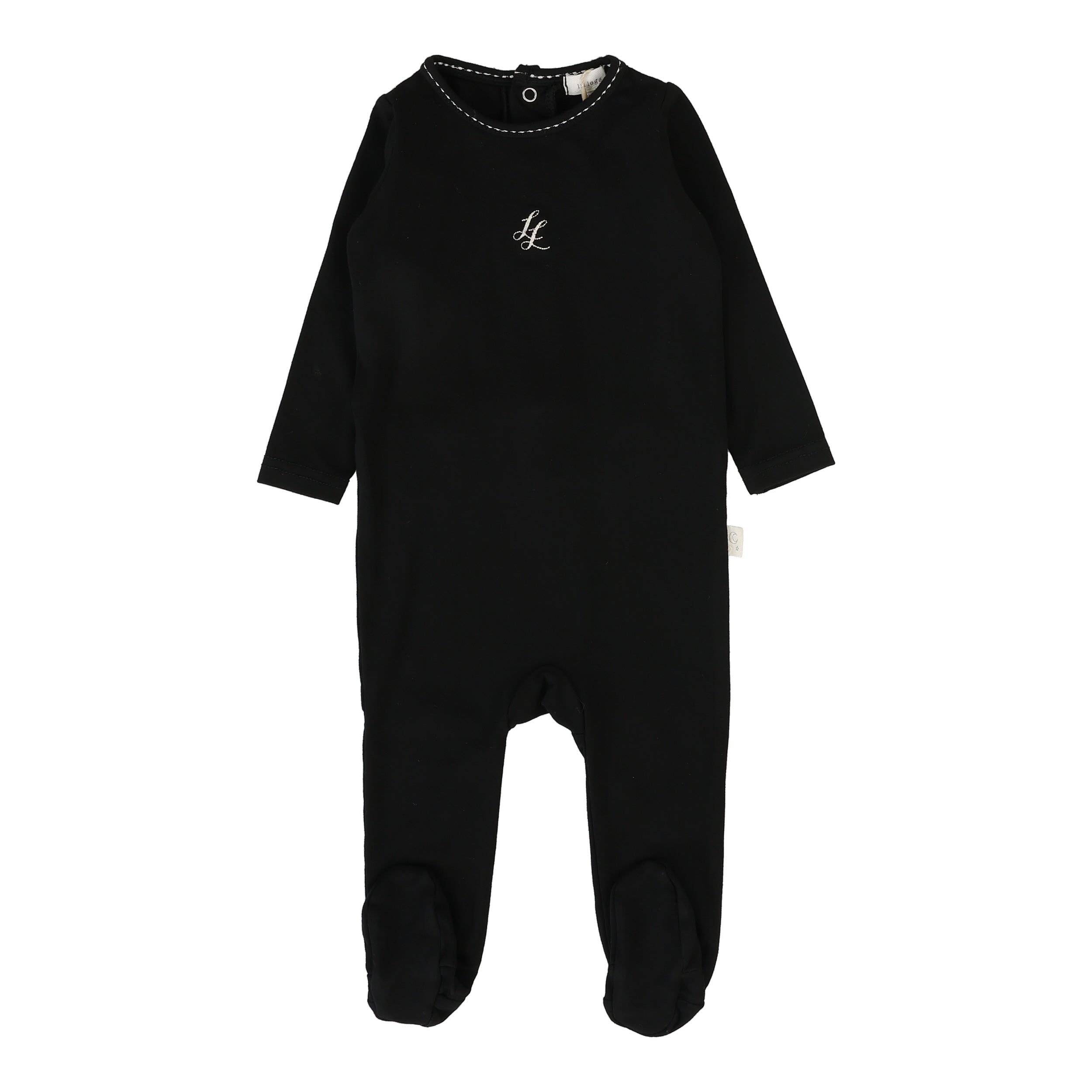 Emblem Footie-Black