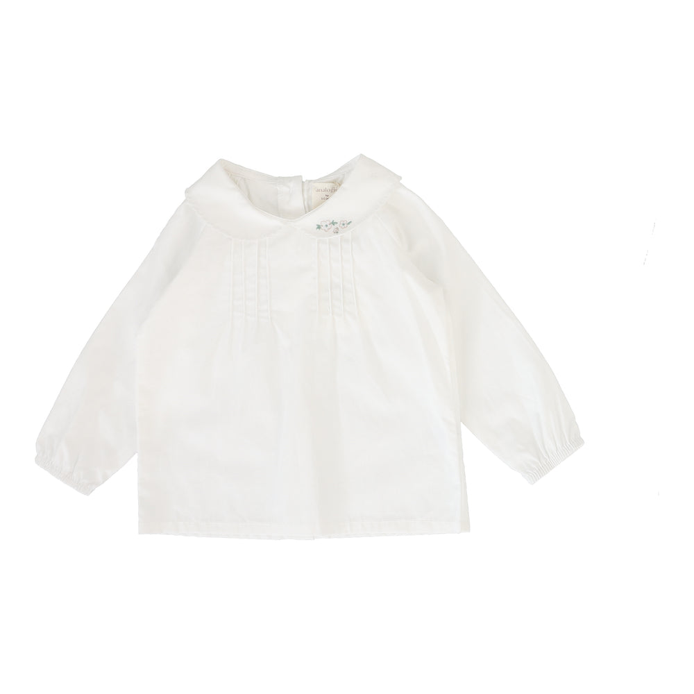 Toddler Girls Blouse-Winter White