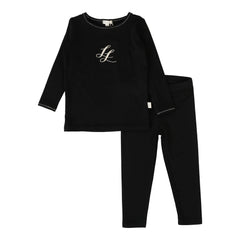 Emblem Lounge Set-Black
