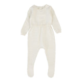 Knit Footie-Cream