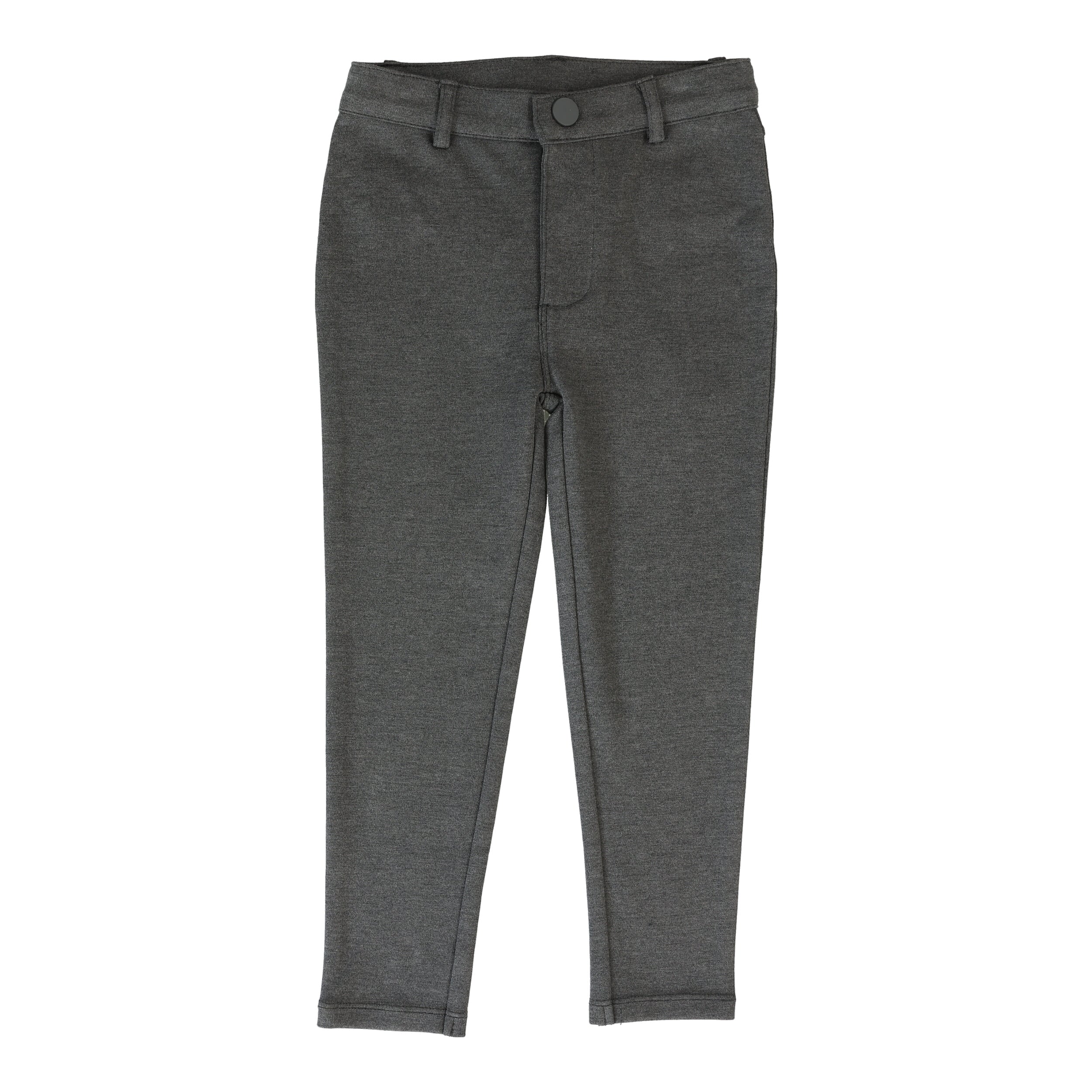 Knit Pants Without Seam-Mid Grey