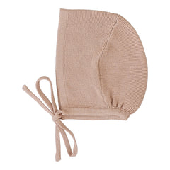 Knit Bonnet-Dusty Pink