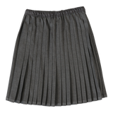 Knife Pleated Skirt-Mid Grey