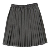 Knife Pleated Skirt-Mid Grey