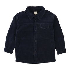 Corduroy Shirt-Navy