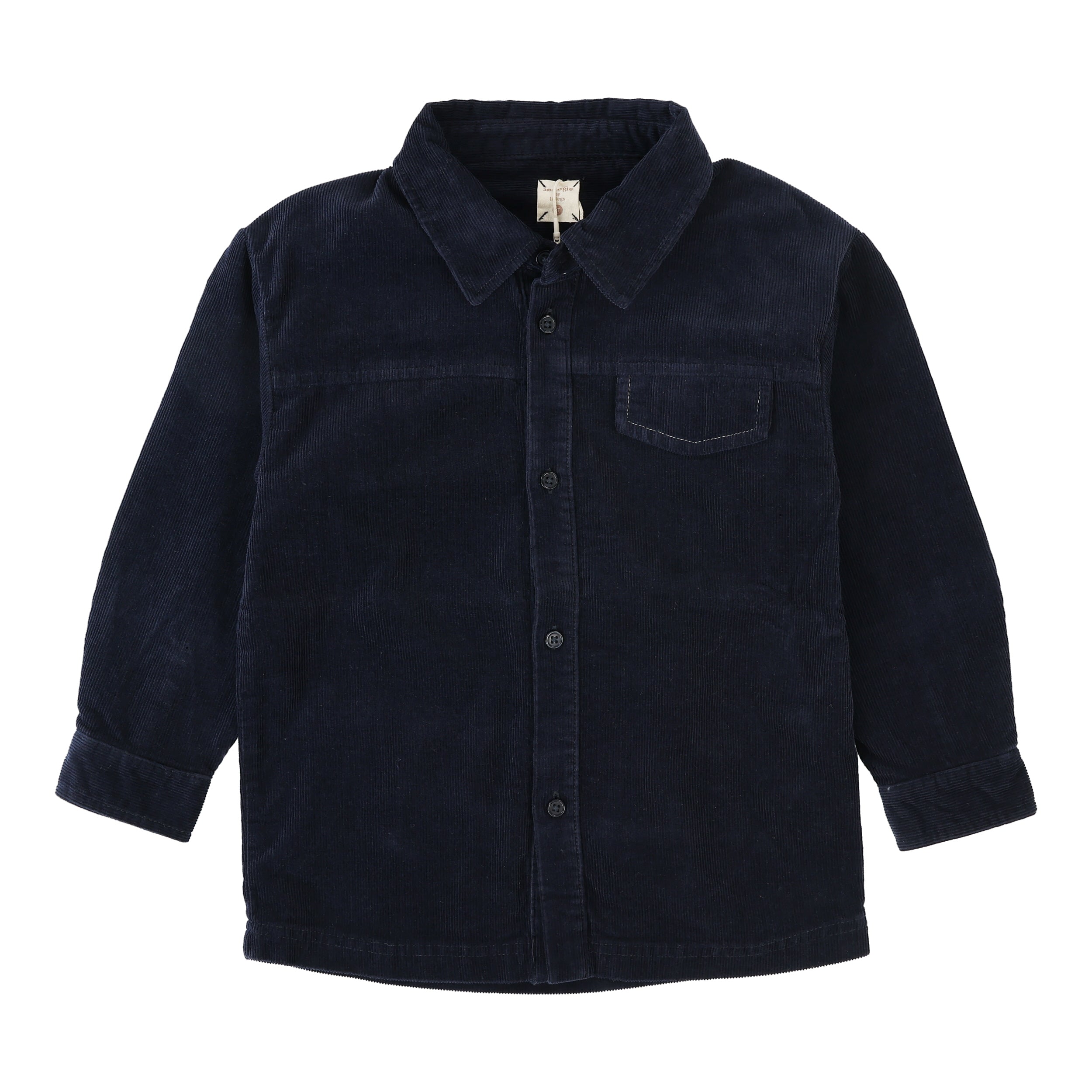 Corduroy Shirt-Navy