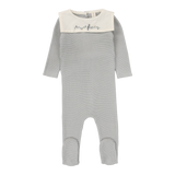 Knit Collar Footie