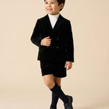 Velvet Shorts-Black