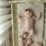 Dotted Pointelle Footie