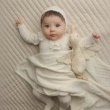 Pointelle Knit Footie