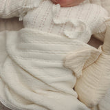 Pointelle Knit Blanket