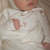 Scallop Edge Muslin Swaddle