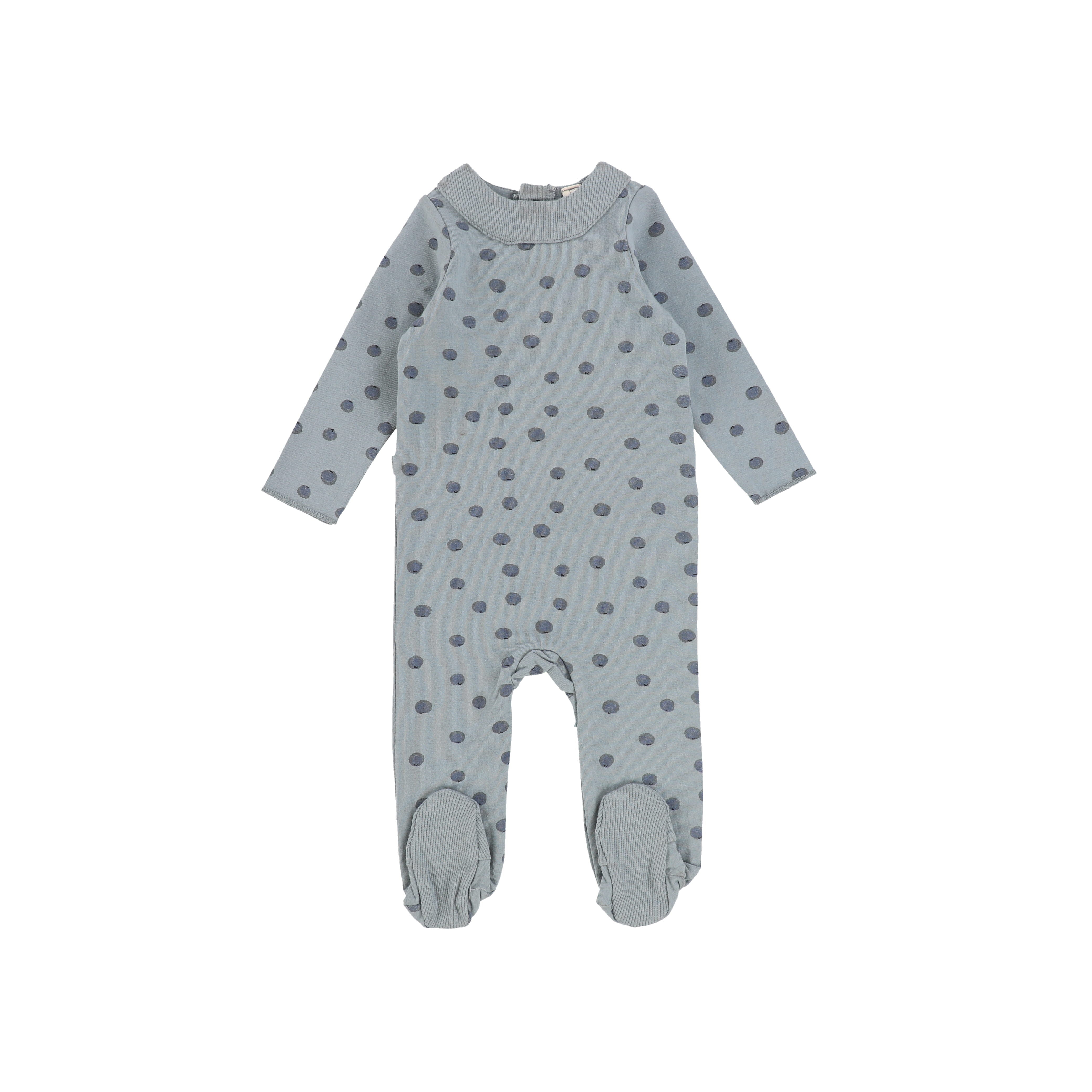 Printed Peaches/Blueberries Footie