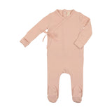 Brushed Cotton Wrapover Footie
