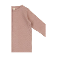 Dotted Pointelle Footie