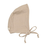 Dotted Pointelle Bonnet