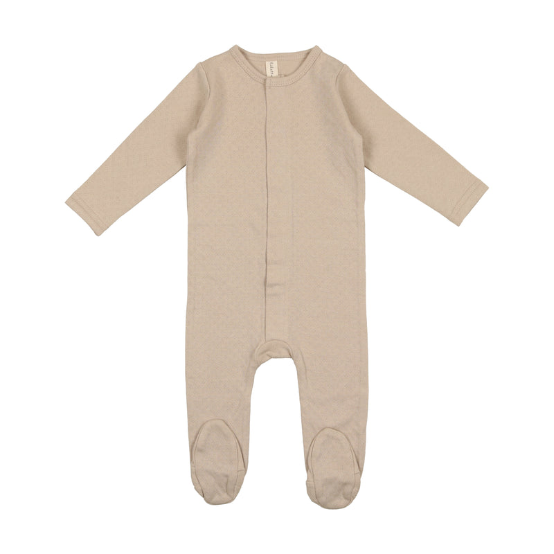 Dotted Pointelle Footie