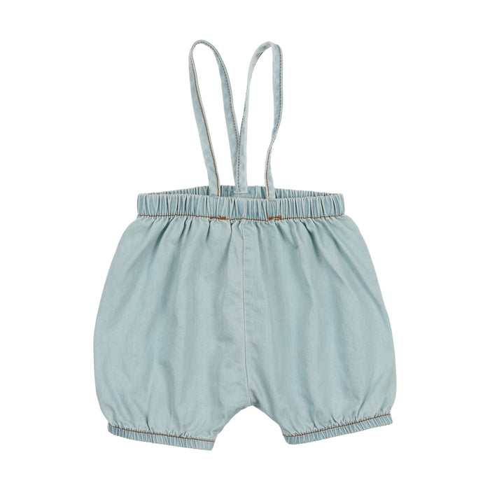 Bubble Suspender Shorts