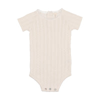 Pointelle Knit Romper