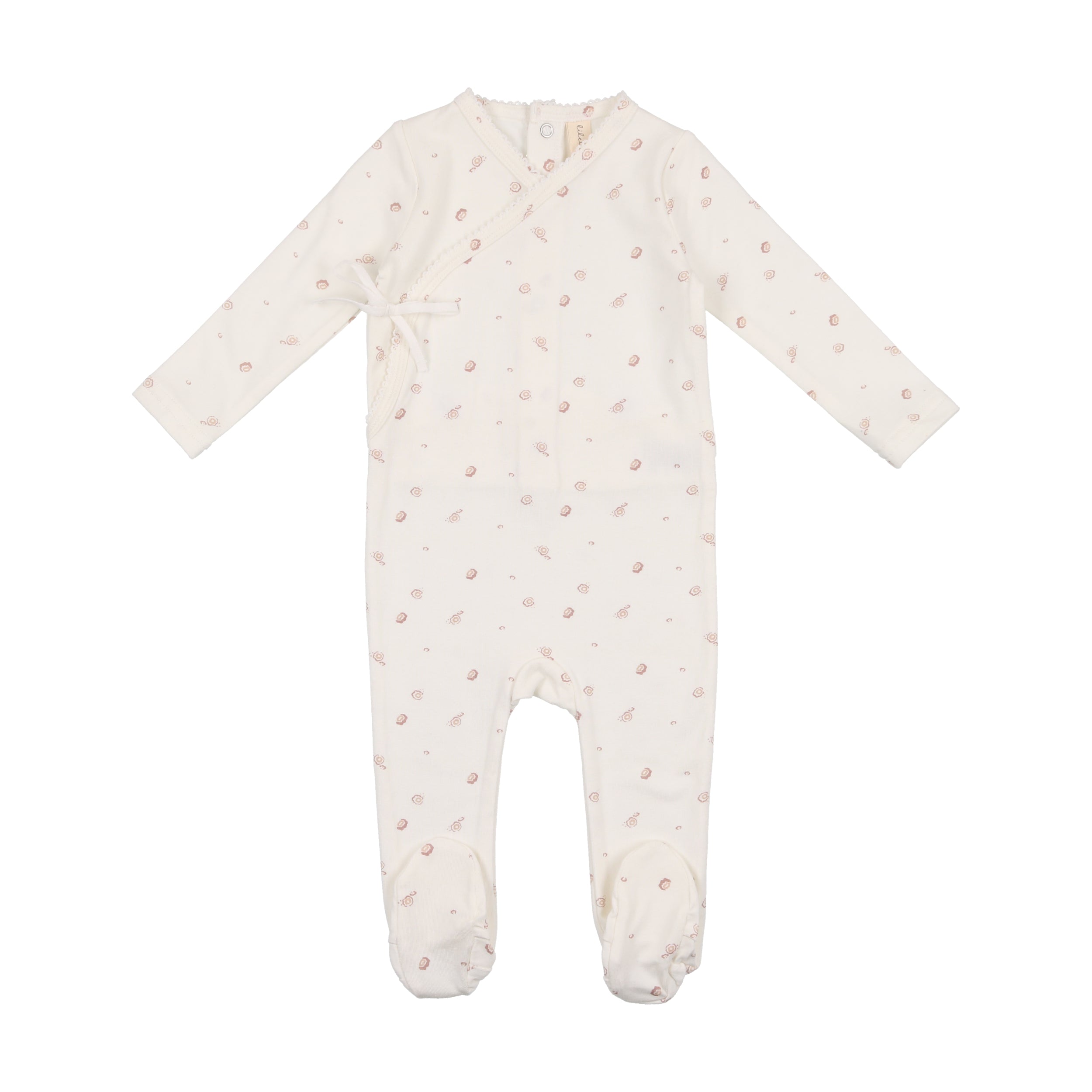 Printed Wrapover Footie