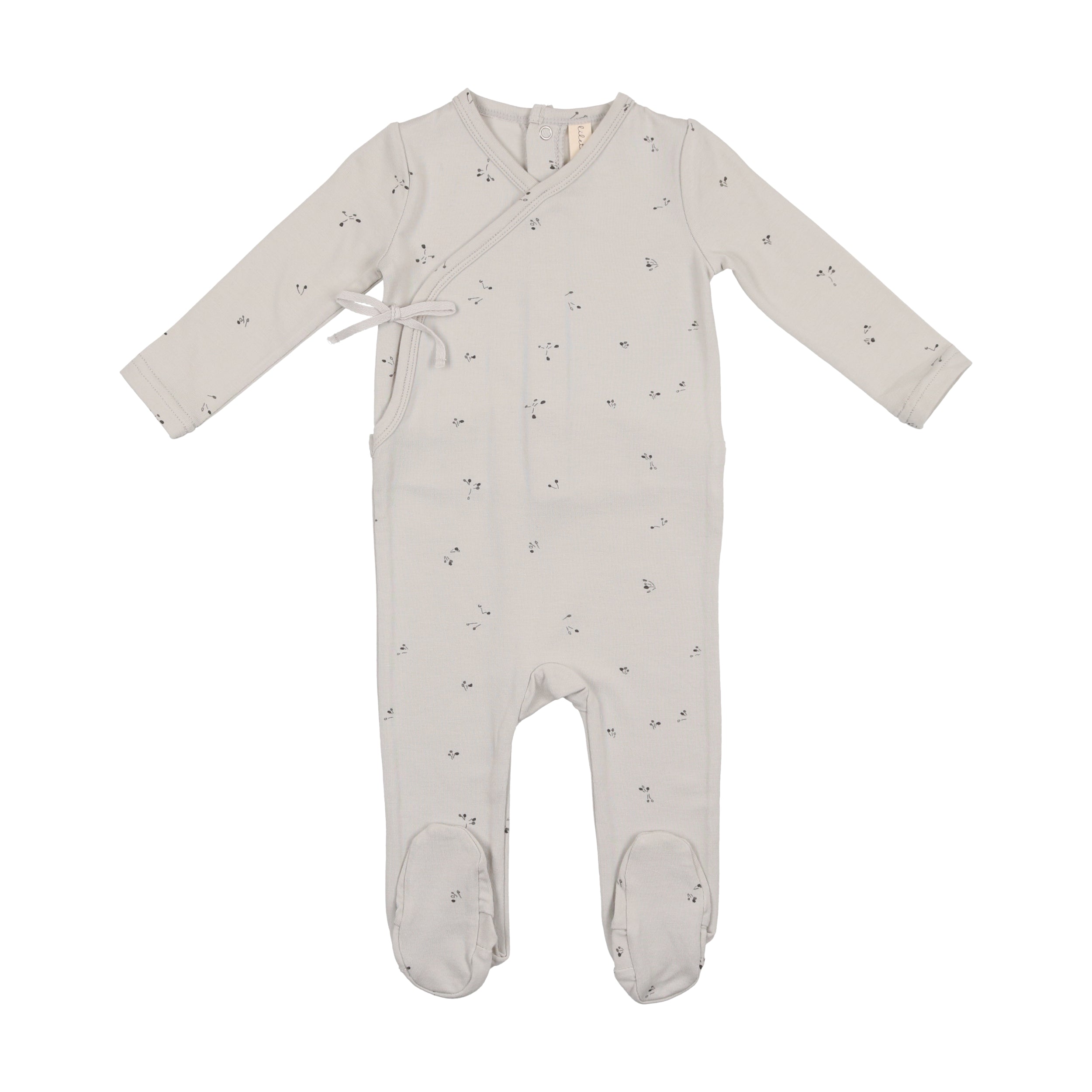Printed Wrapover Footie