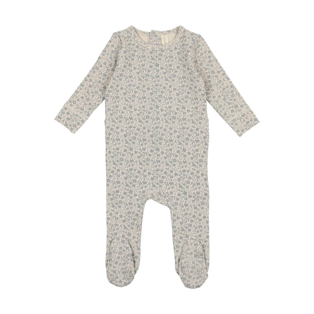 Signature Floral Footie – Lil Legs Baby
