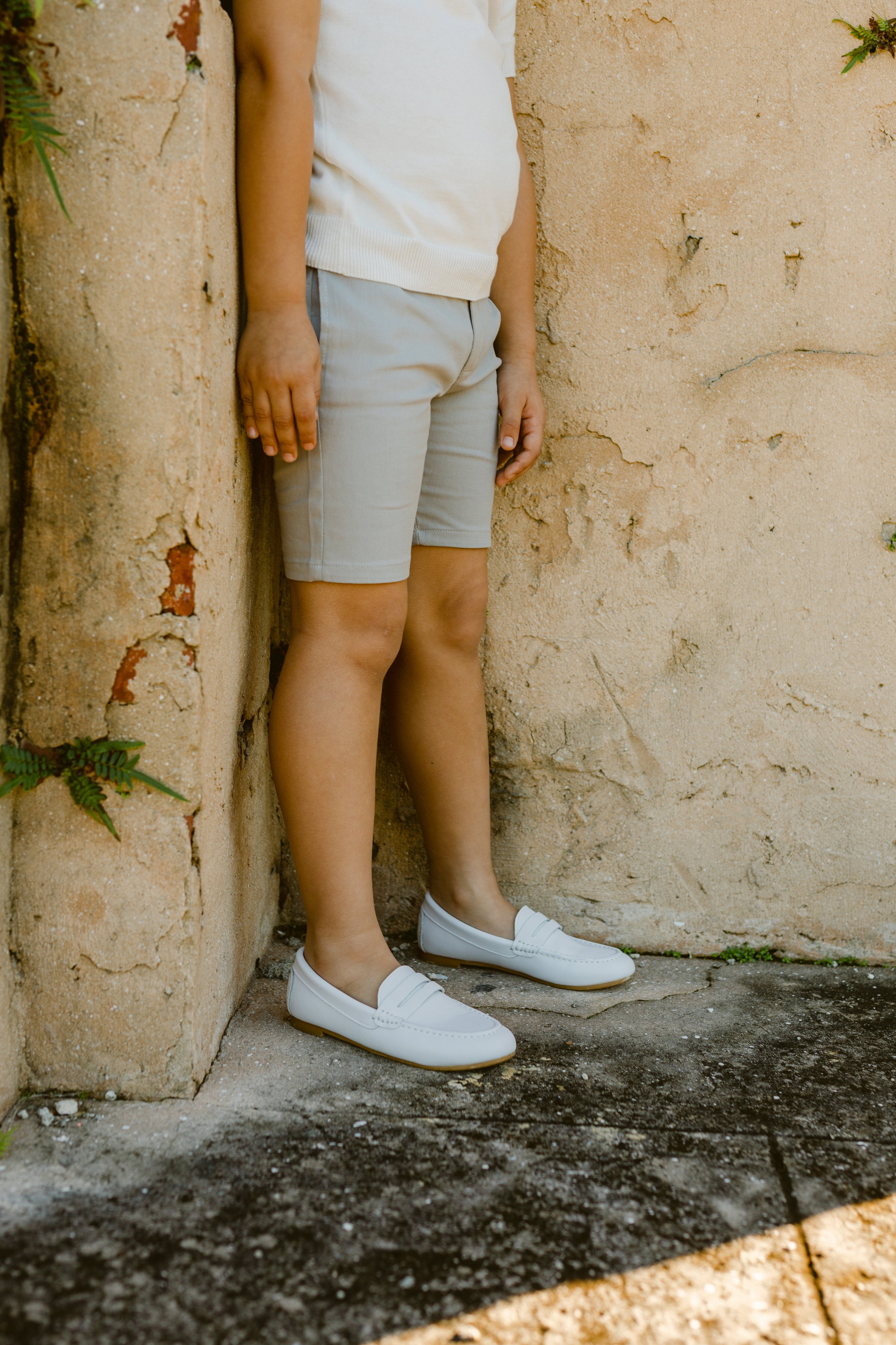 white dress shorts for juniors White Cuffed Dress Shorts Filly Flair