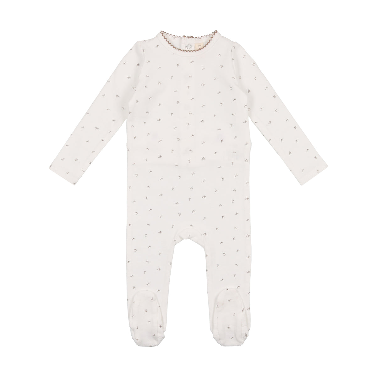 Scallop Edge Footie – Lil Legs Baby