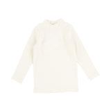 Ribbed Mockneck - Ivory