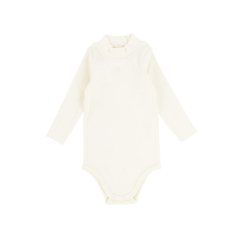 Ribbed Mockneck Onesie