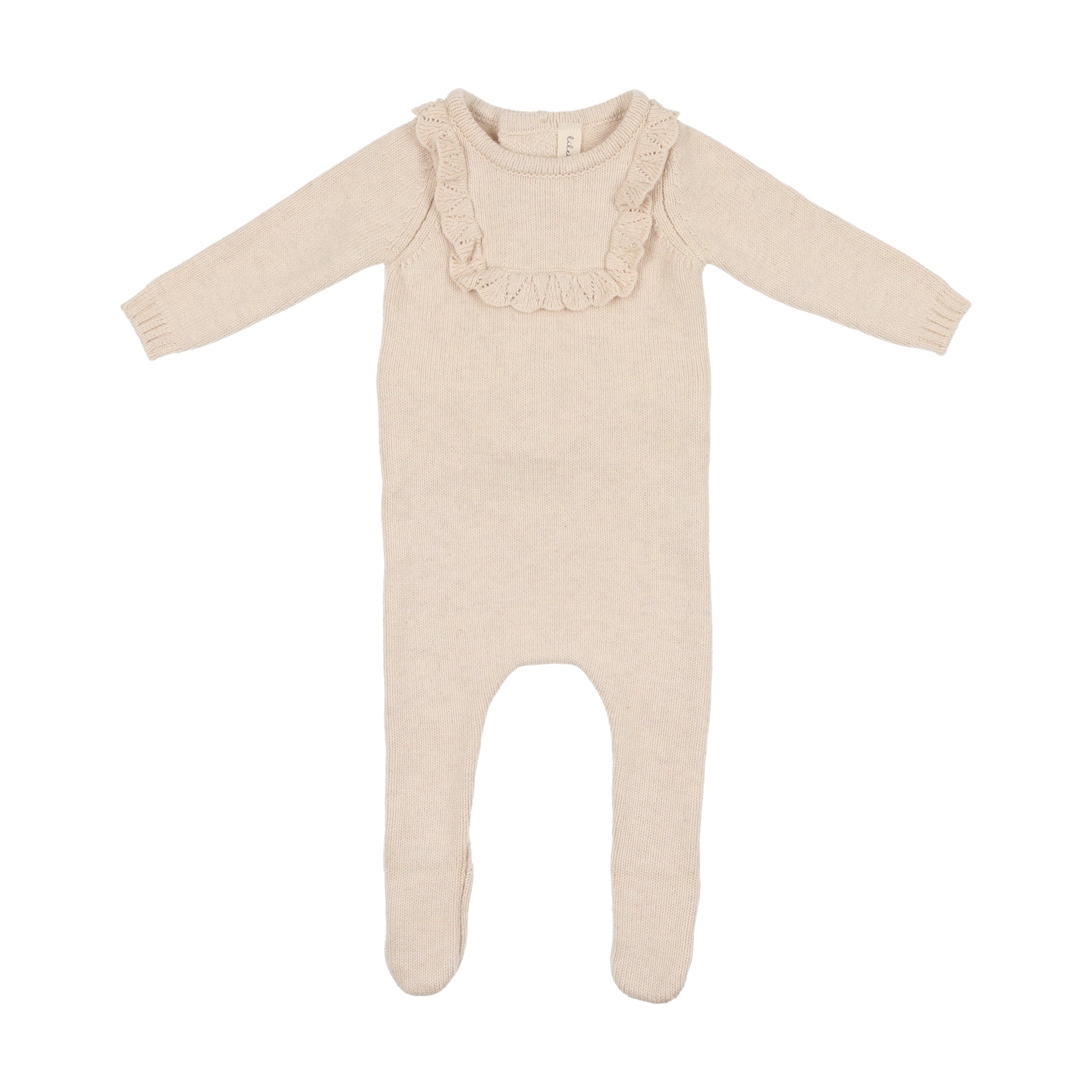 Bib Style Knit Footie